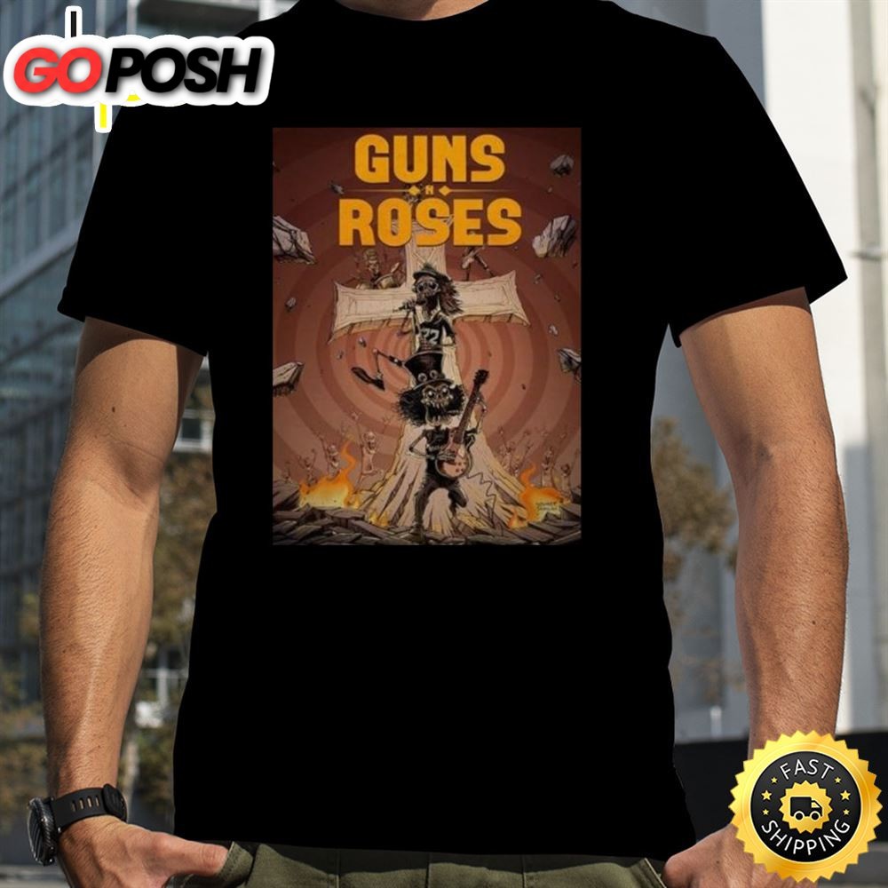 Orbit Guns N Roses Bonus Edition By Michael Frizell TidalWave Comics T-Shirt