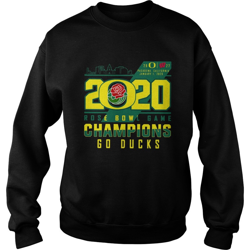 Oregon Ducks 2020 Rose Bowl Game Champions Go Ducks shirt