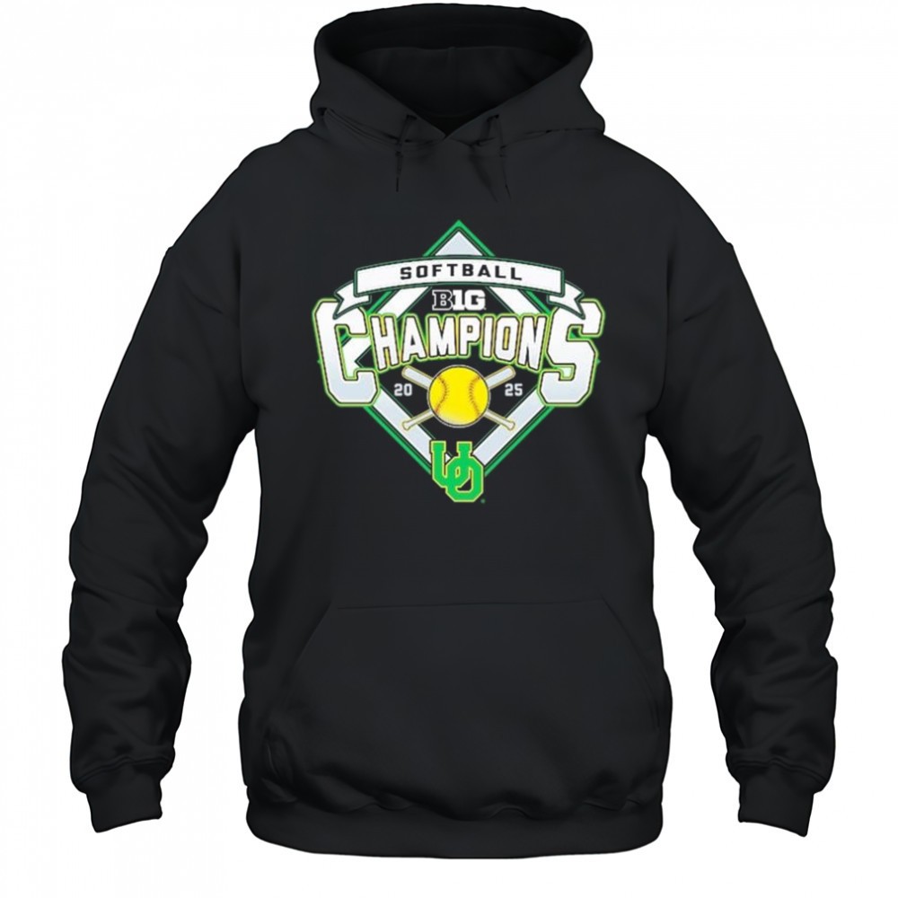 Oregon Ducks 2025 B1G Big Ten Softball Regular Season Champions t-shirt