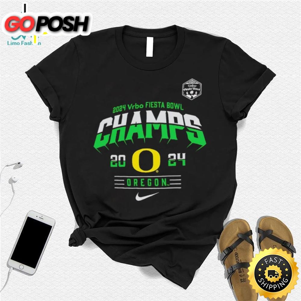 Oregon Ducks 2025 Vrbo Fiesta Bowl Champions Shirt