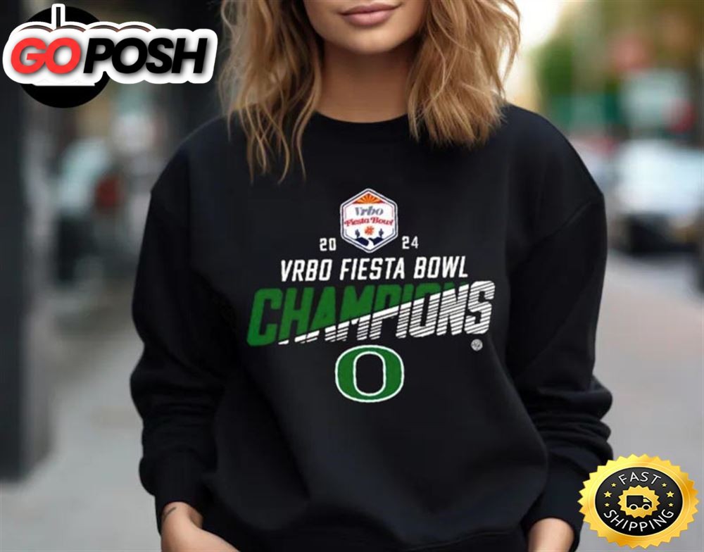 Oregon Ducks 2025 Vrbo Fiesta Bowl Champions Unisex T-Shirt