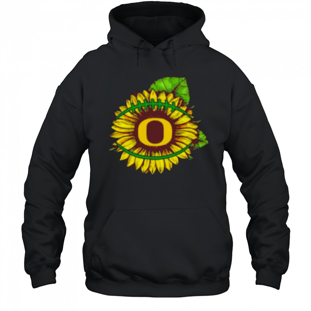 Oregon Ducks sunflower football shirt