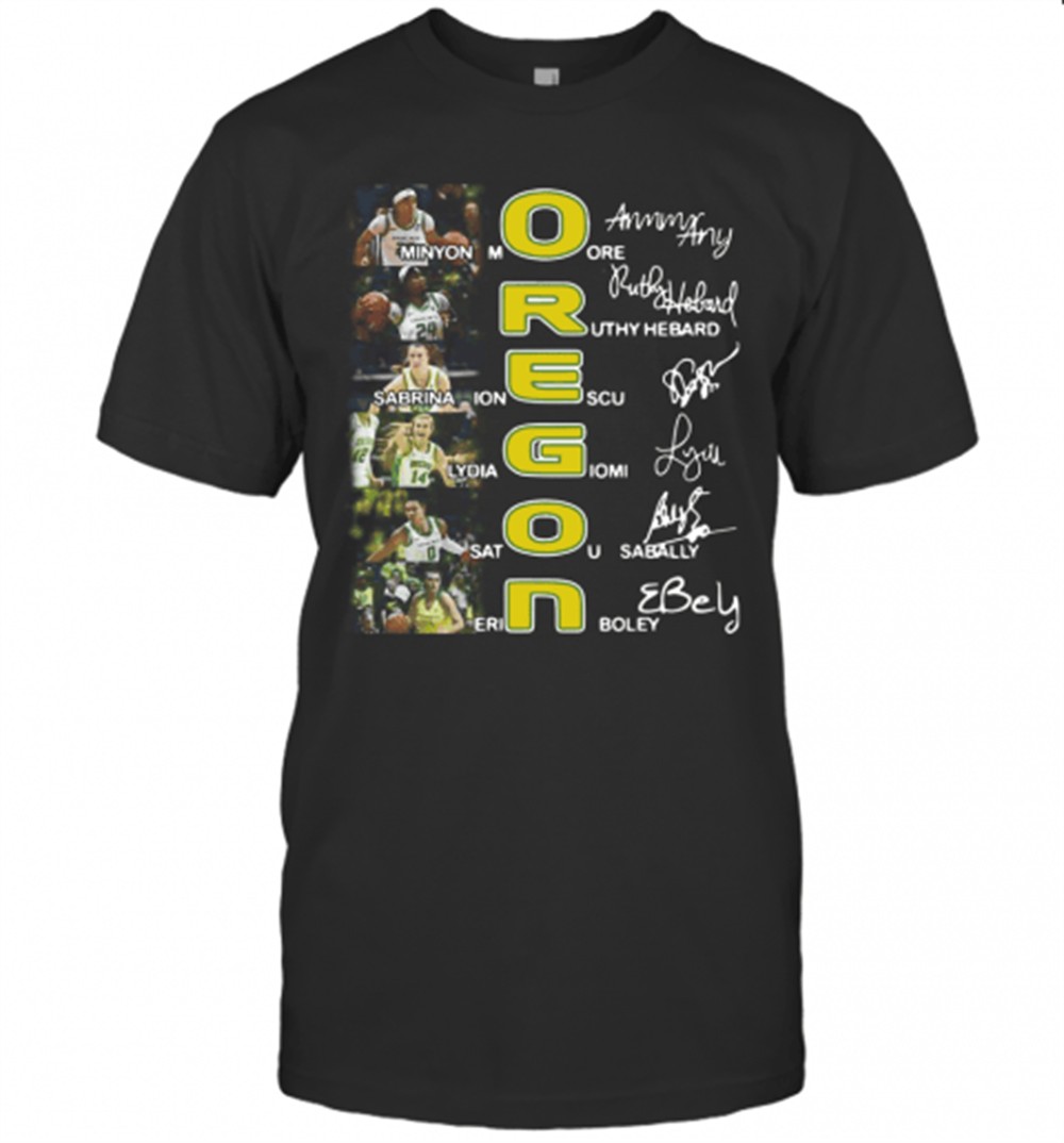 Oregon Minyon More Ruthy Hebard Sabrina Ionescu T-Shirt