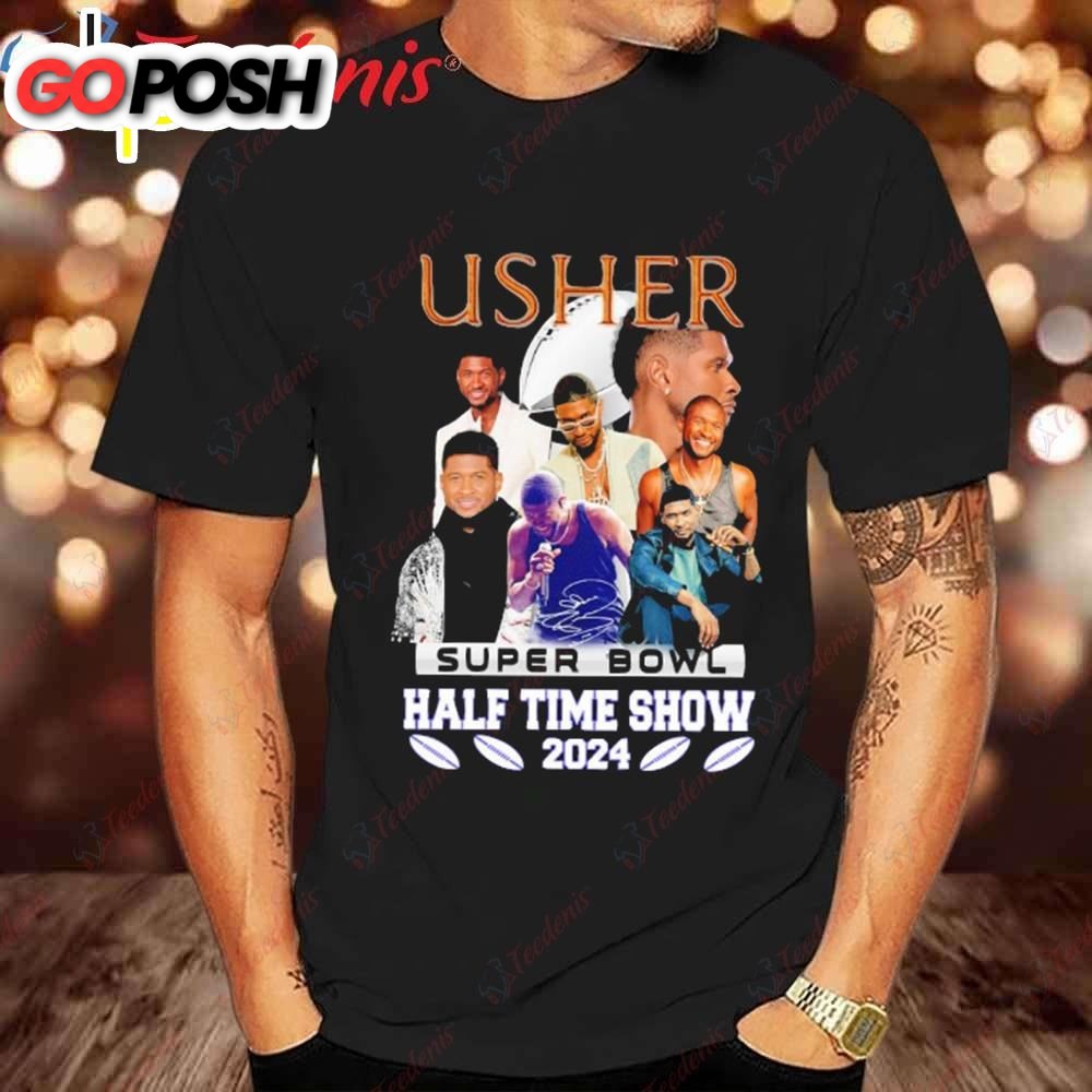 Original Usher 2025 Super Bowl Halftime Tee, Exclusive Design