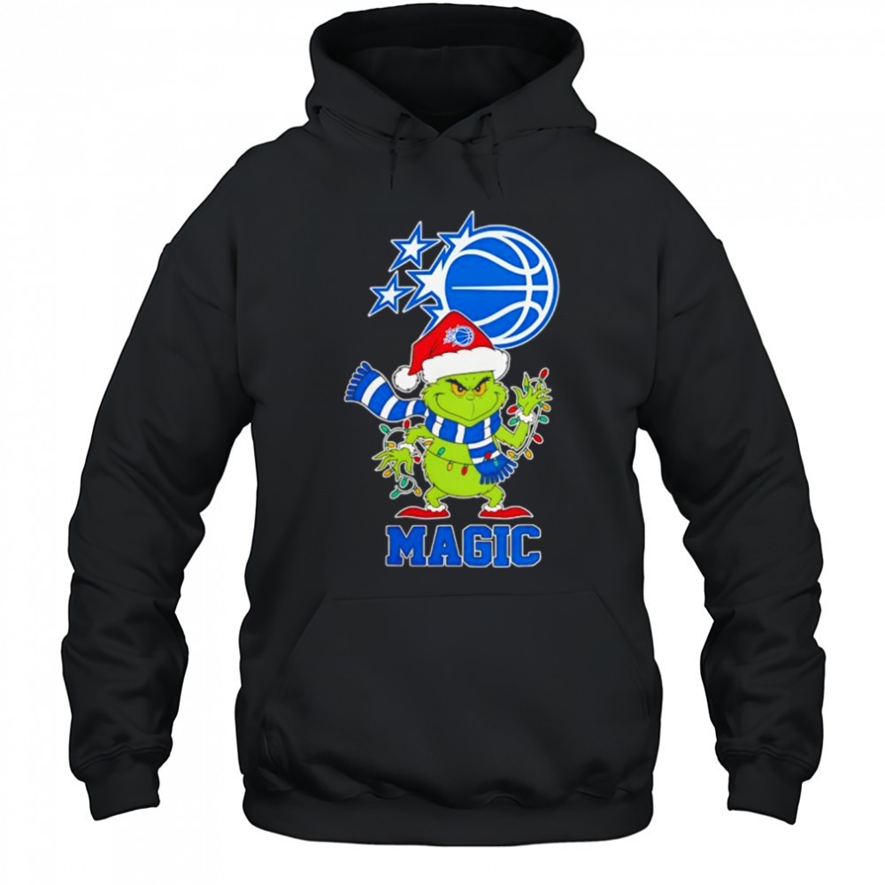 Orlando Magic Christmas Grinch Santa Holiday shirt