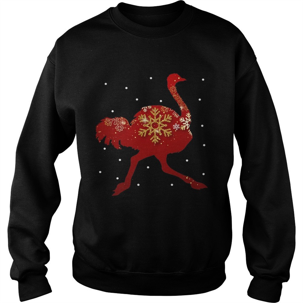 Ostrich Christmas shirt