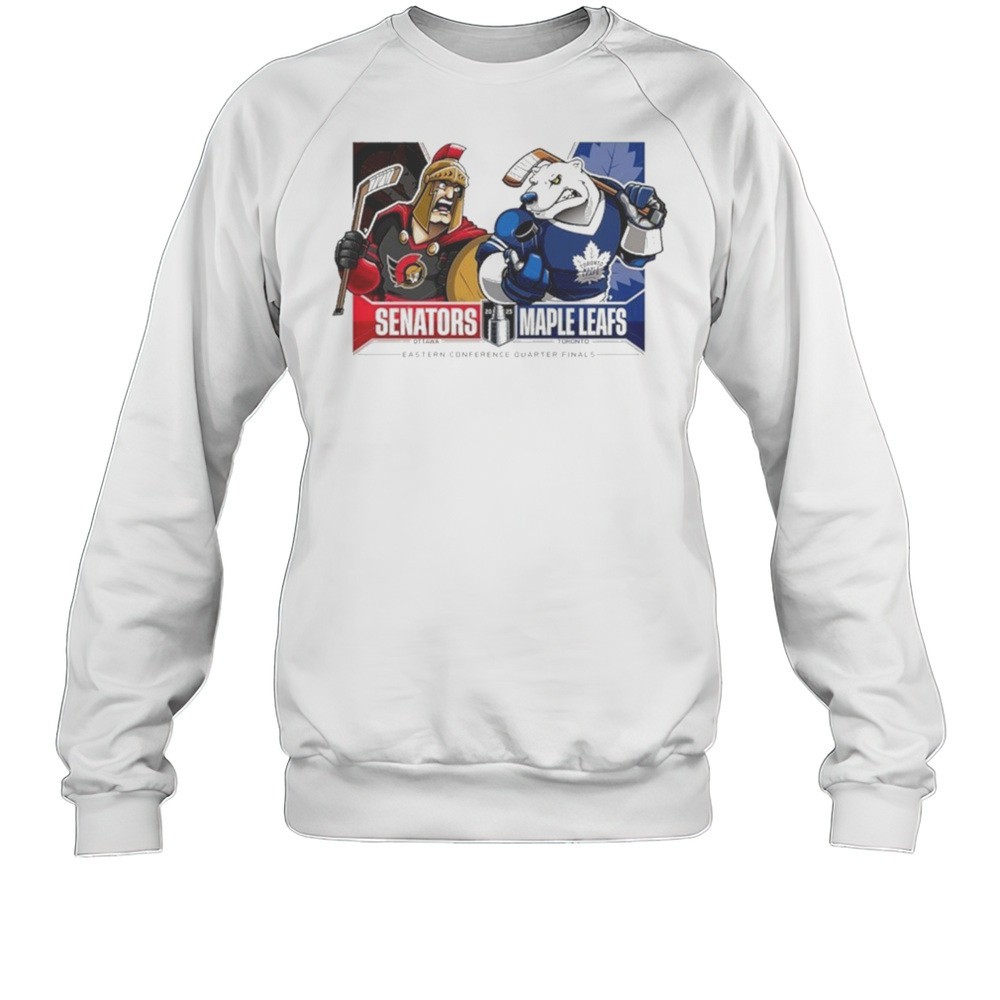 Ottawa Senators Vs Toronto Maple Leafs 2025 Eastern Conference Quarter Finals Shirt