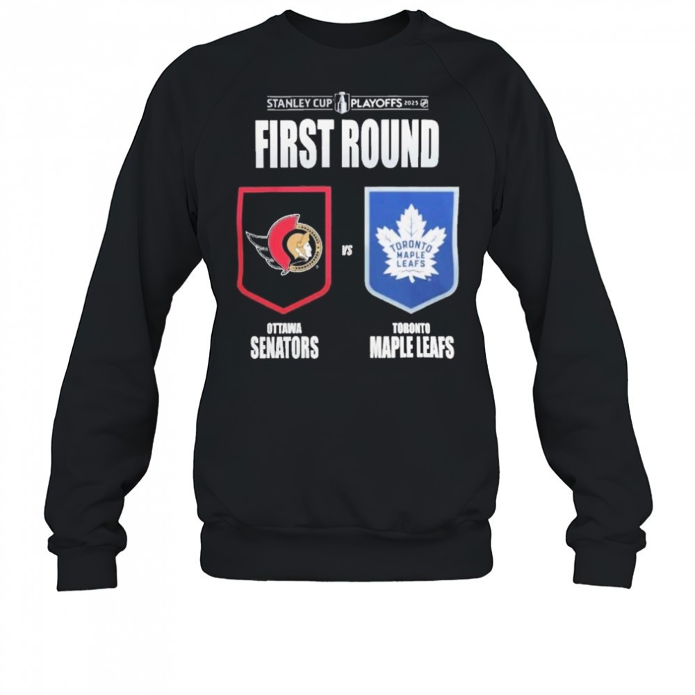 Ottawa Senators Vs Toronto Maple Leafs 2025 Stanley Cup Playoffs Shirt