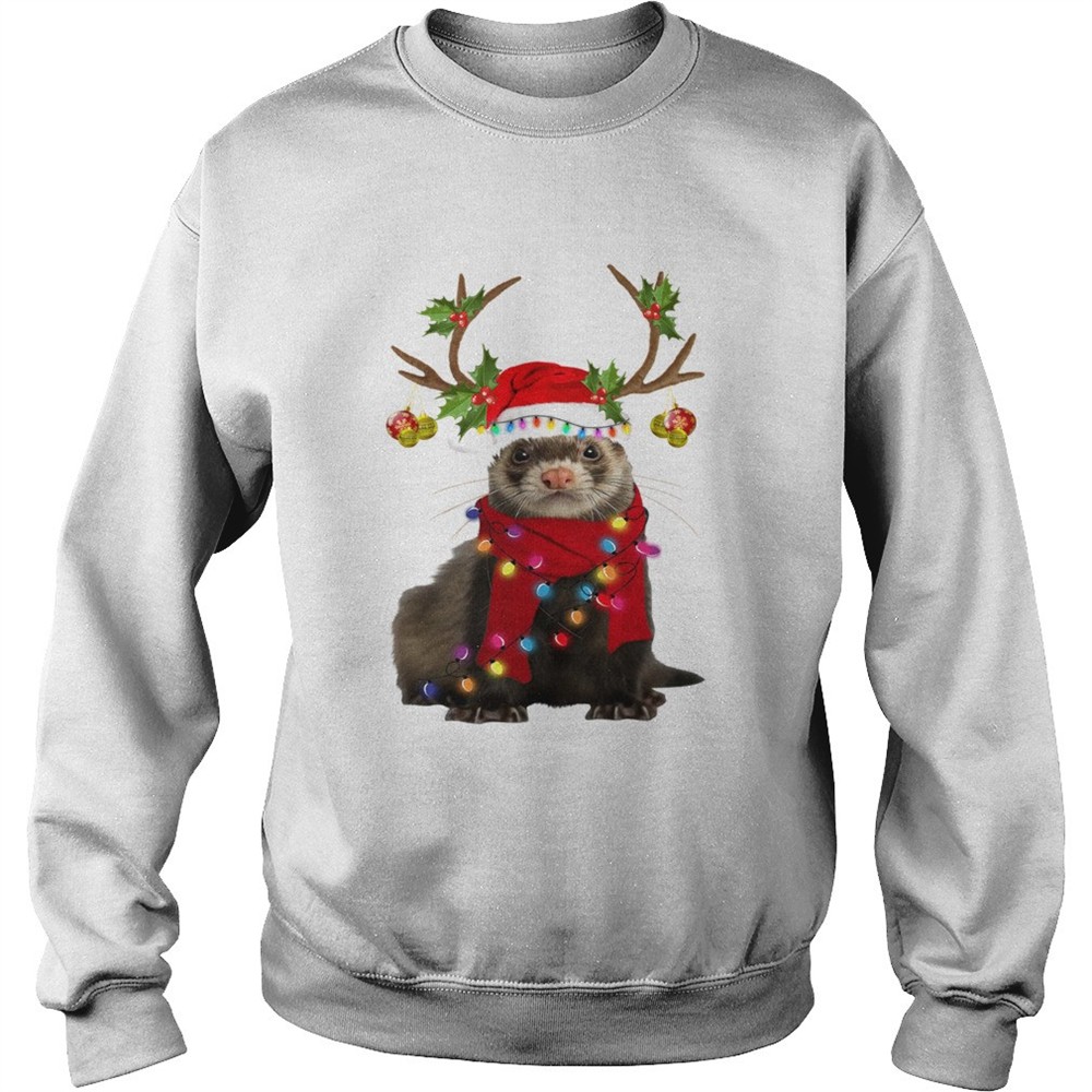 Otter gorgeous reindeer light Christmas shirt