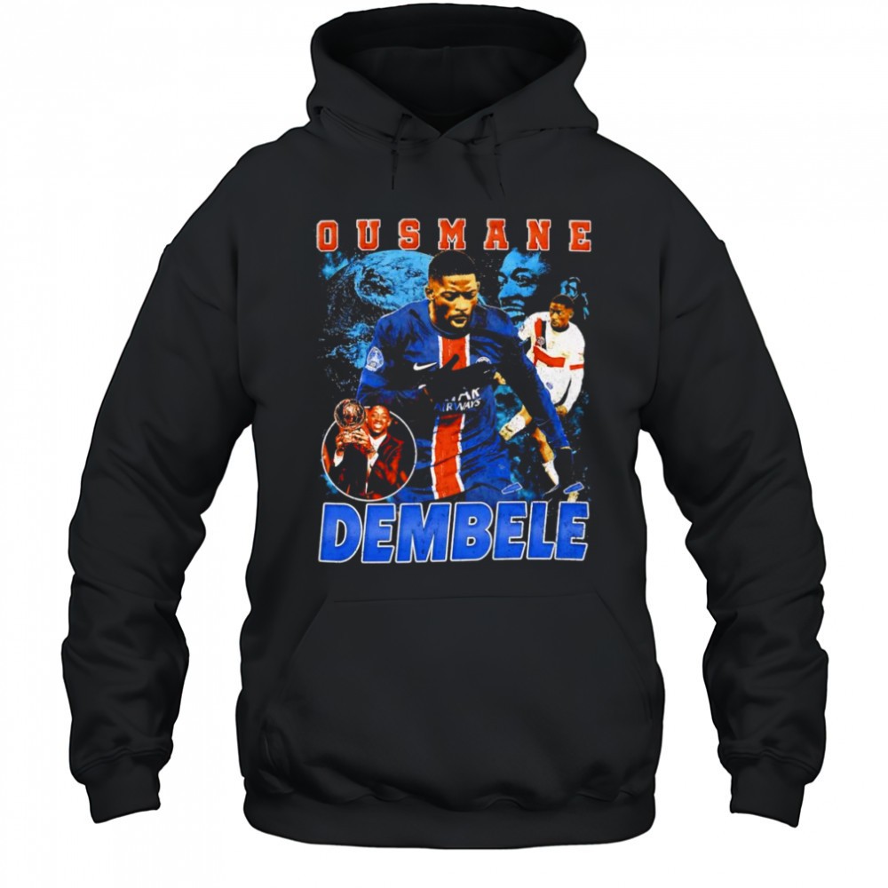 Ousmane Dembele Ballon dor winner retro shirt