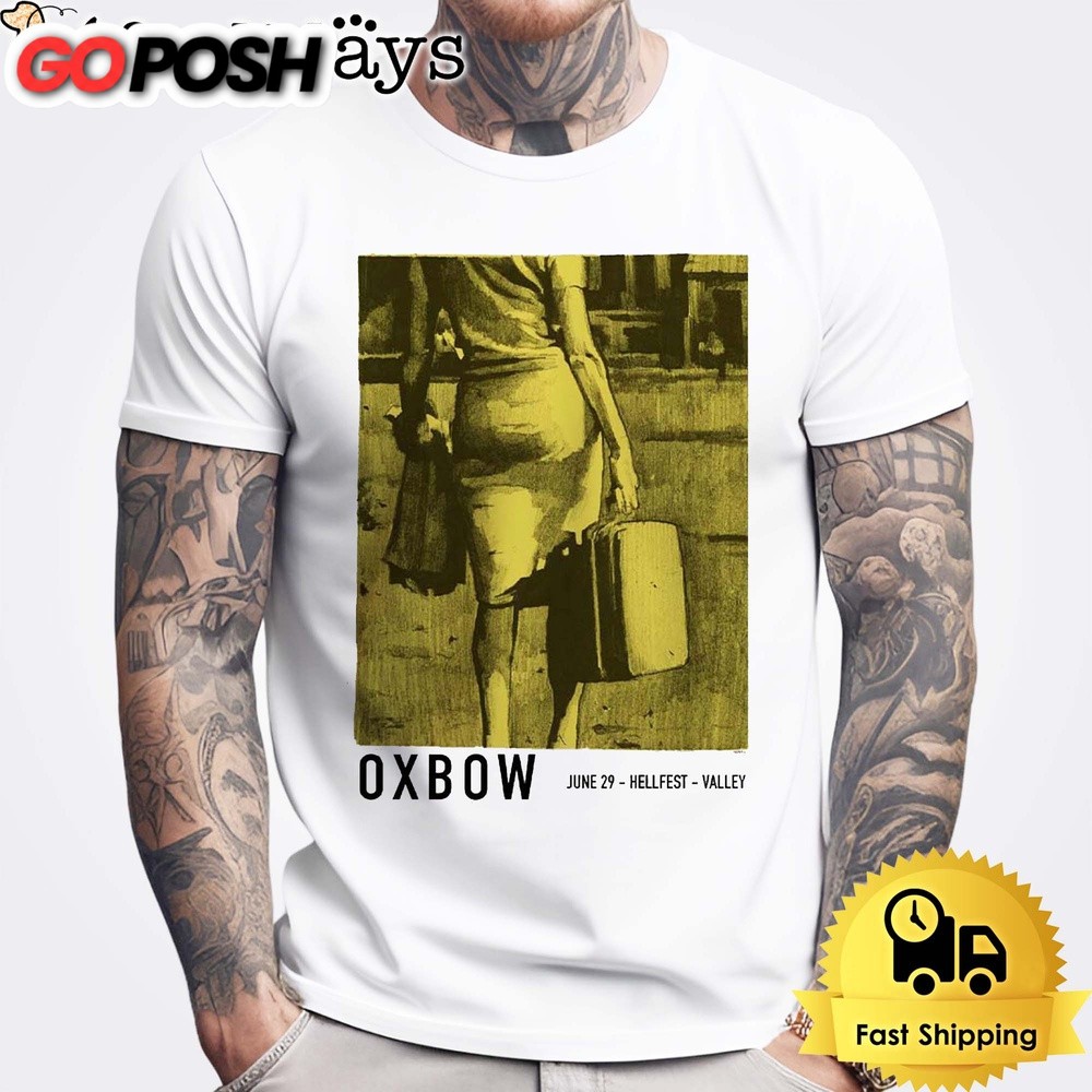Oxbow Band Live At Hellfest 2024 Poster In Clisson France On Jun 29 2024 Unisex T-Shirt