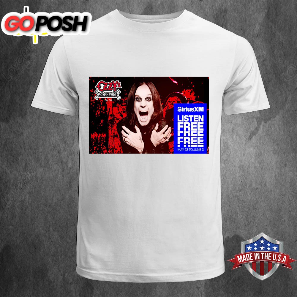 Ozzy Osbourne Listen Free Event Music 2025 Unisex T-Shirt