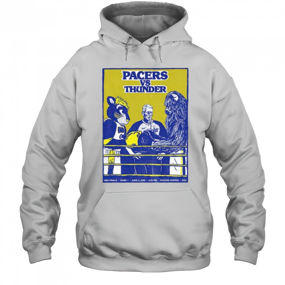Pacers Vs Thunder Game 1 Poster NBA Finals Game shirt