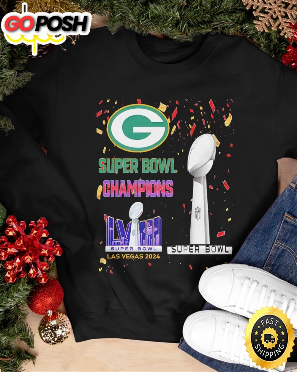 Packers Super Bowl Champions Lviii Las Vegas 2025 Shirt