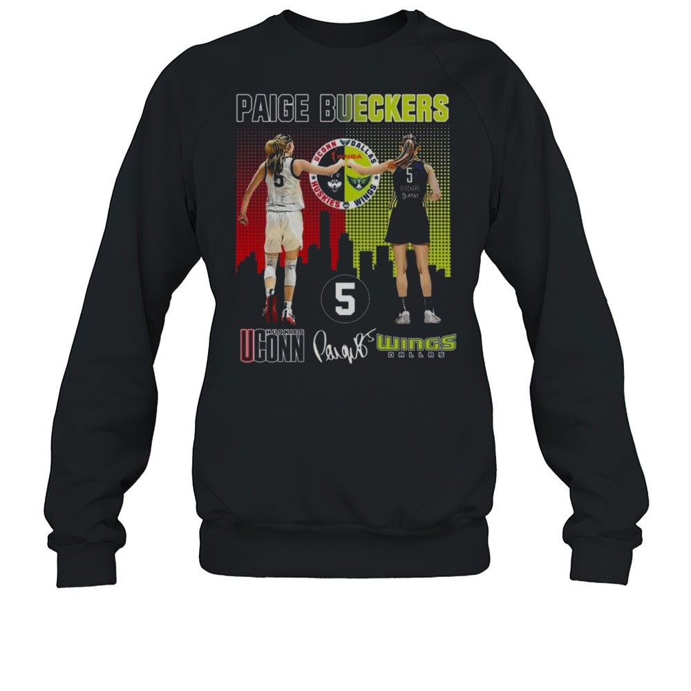 Paige Bueckers 5 Uconn Huskies Dallas Wings Shirt