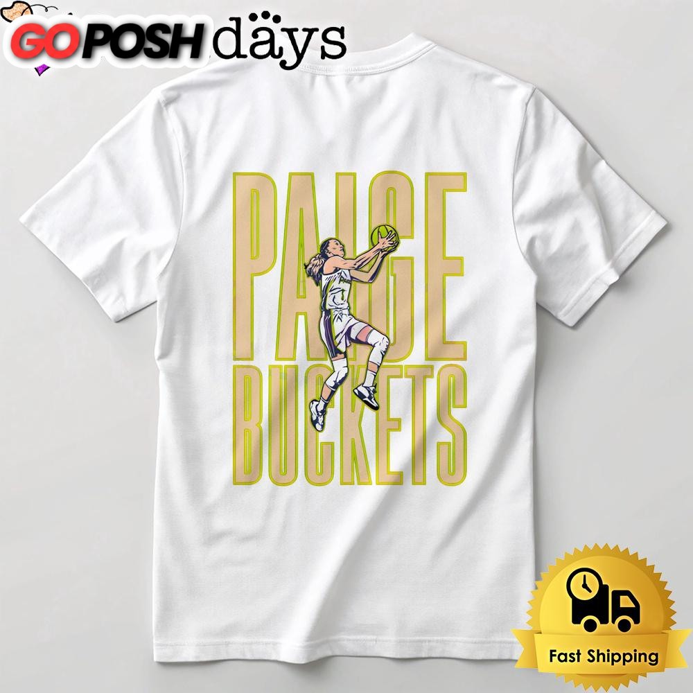 Paige Bueckers Buckets Action Dallas T Shirt
