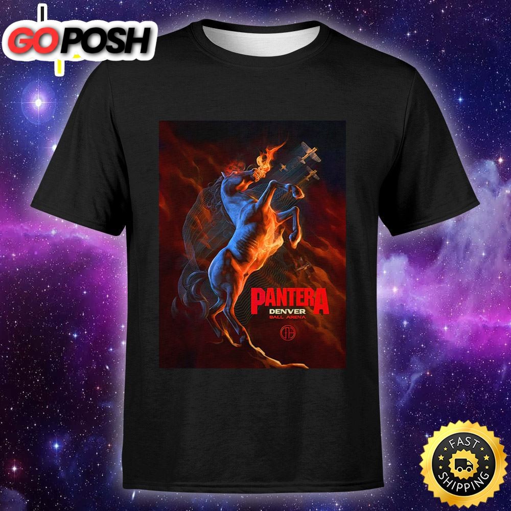 Pantera Denver August 23, 2025 Poster Unisex T-shirt