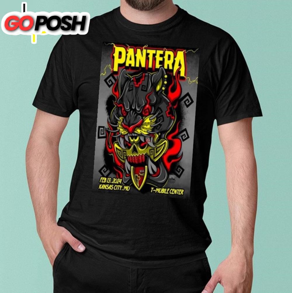Pantera Feb 13, 2025 Kansas City, Mo Poster Shirt