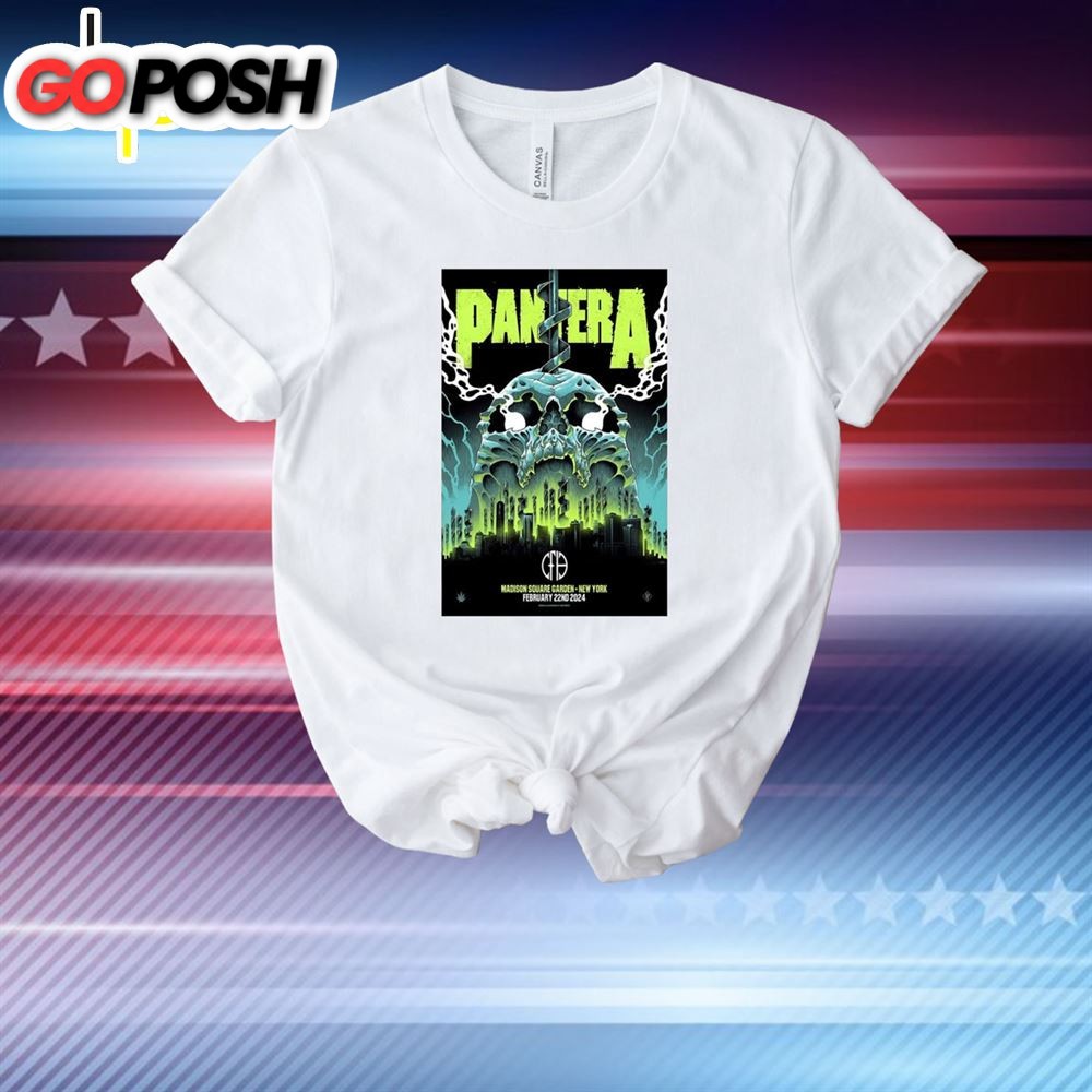 Pantera February 22, 2025 Madison Square Garden, New York City Poster T-Shirt