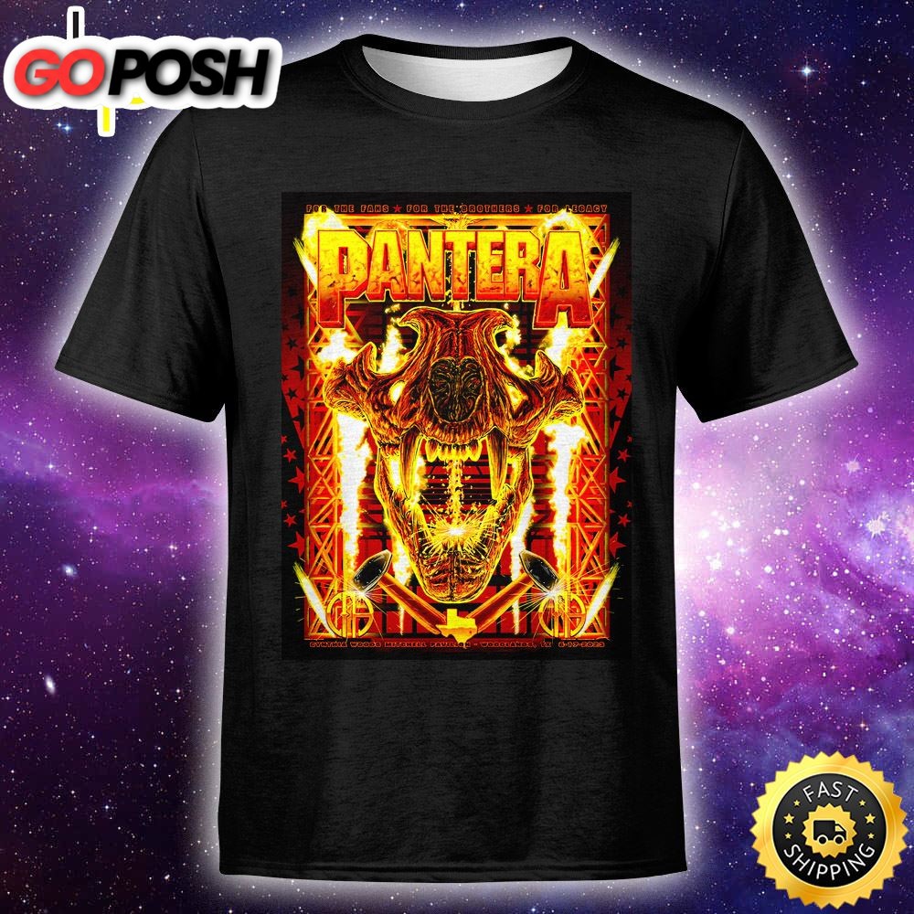 Pantera Houston August 17 2025 Poster Unisex T-shirt