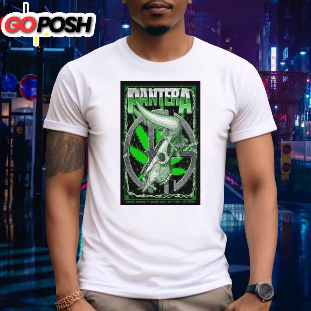 Pantera In Green Bay 02-18-2025 Poster Shirt