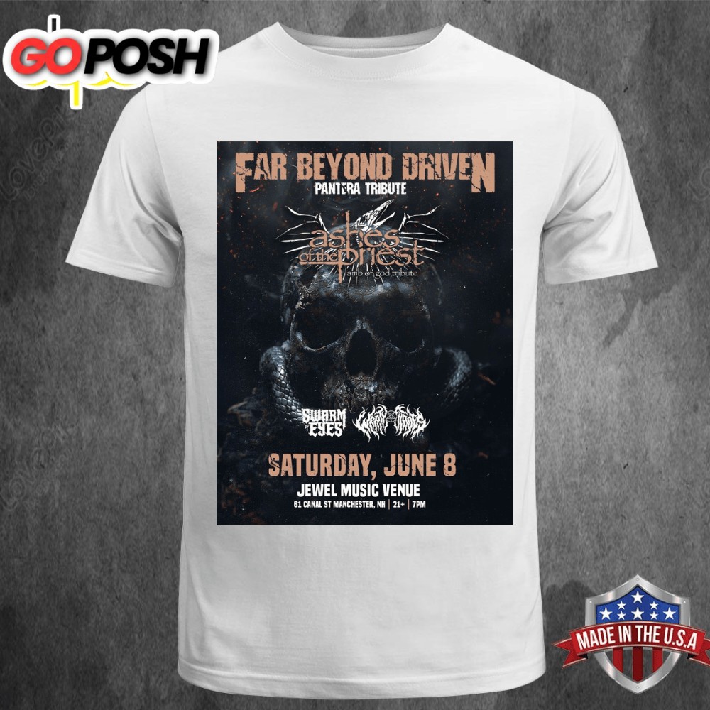 Pantera & Lamb of God Tributes , 61 Canal St., Manchester, NH, 8 June 2025 Unisex T-shirt