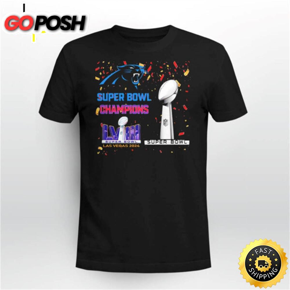 Panthers Super Bowl Champions Lviii Las Vegas 2025 Shirt
