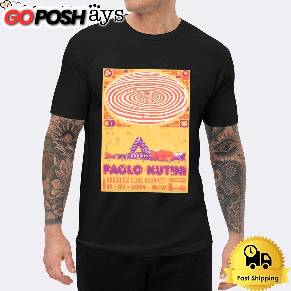 Paolo Nutini In Akvarium Klub Budapest Hungary On July 21 2024 Unisex T-Shirt