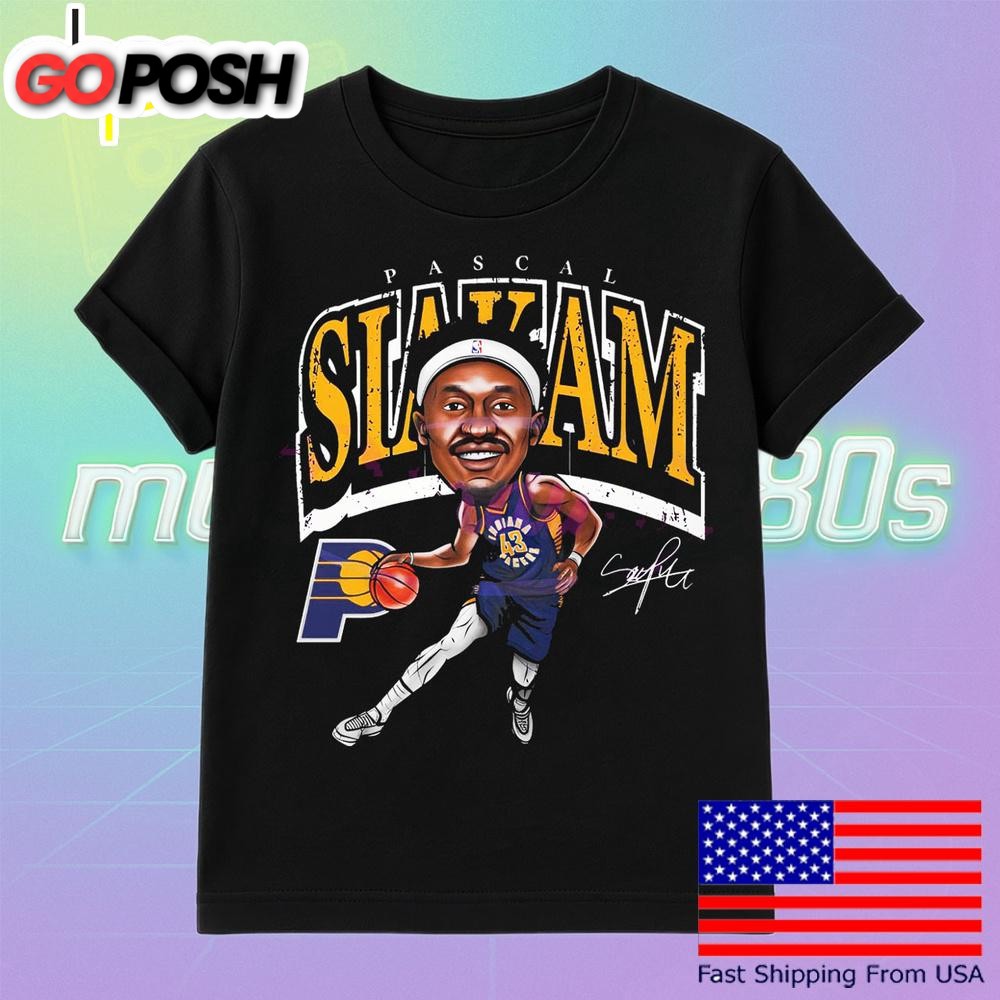Pascal Siakam Indiana Pacers Basketball Cartoon T Shirt