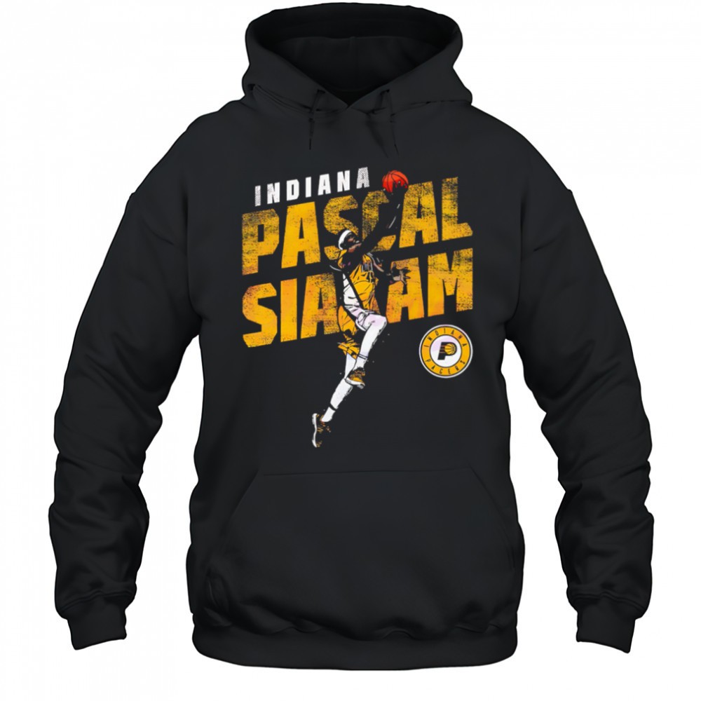 Pascal Siakam Indiana Pacers Basketball Slant retro shirt