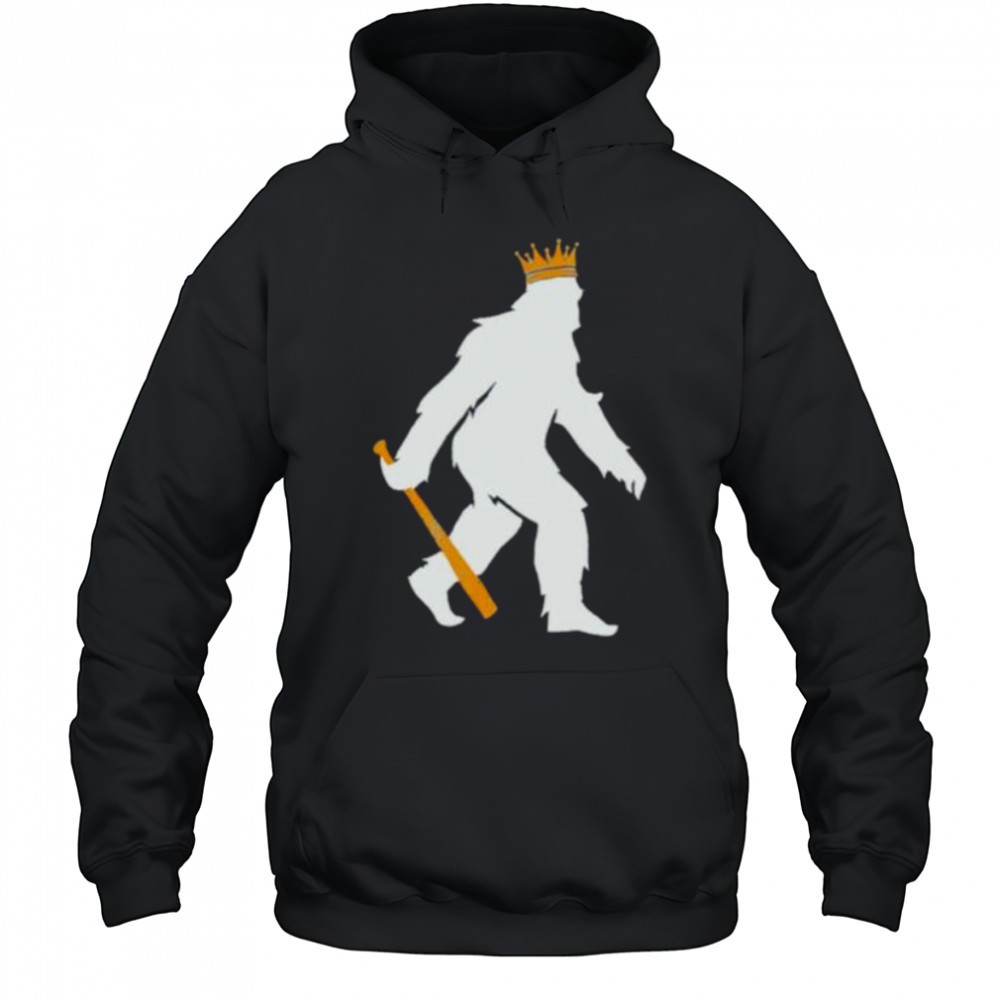 Pasquatch bigfoot crowned Kansas City Royals Baseball MLB shirt
