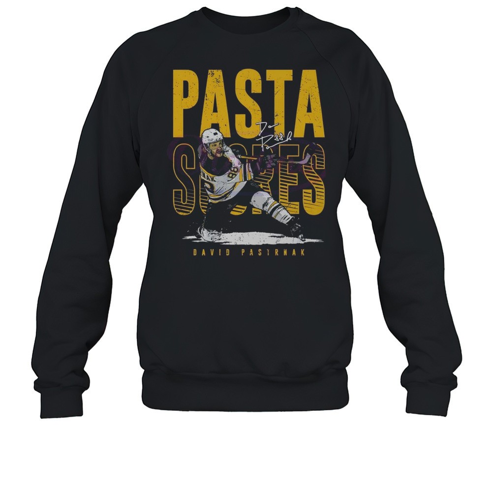 Pasta Scores David Pastrnak Boston Bruins Signature 2025 Shirt
