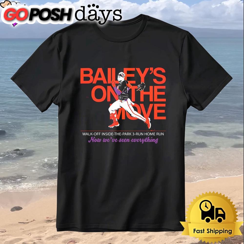 Patrick Bailey Walk Off Inside The Park Home Run Baseball T-Shirt