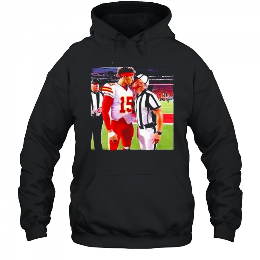 Patrick Mahomes Kissing Nfl Referee Shirt