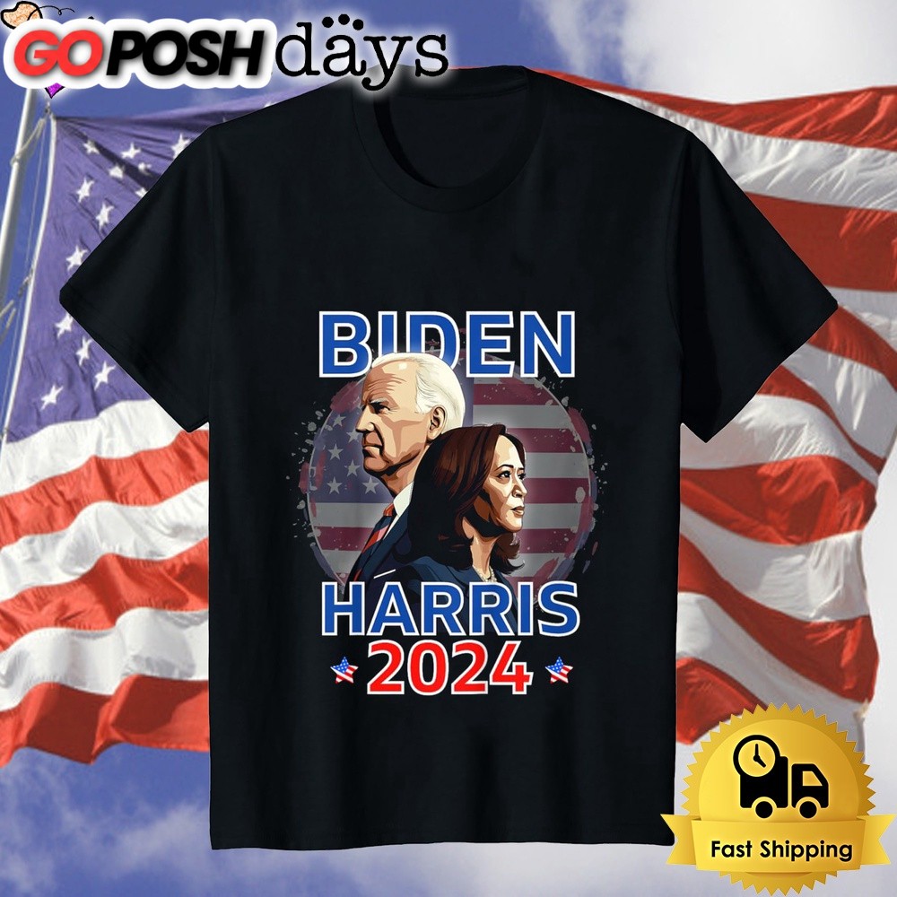 Patriotic Joe Biden Kamala Harris Democrat Campaign 2024 Unisex T-Shirt