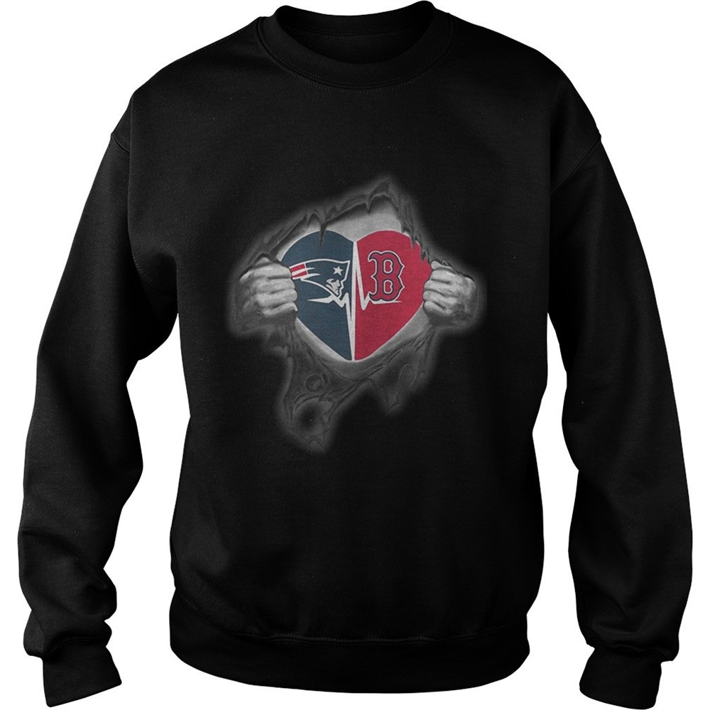 Patriots Redsoxs Its in my heart inside me shirt