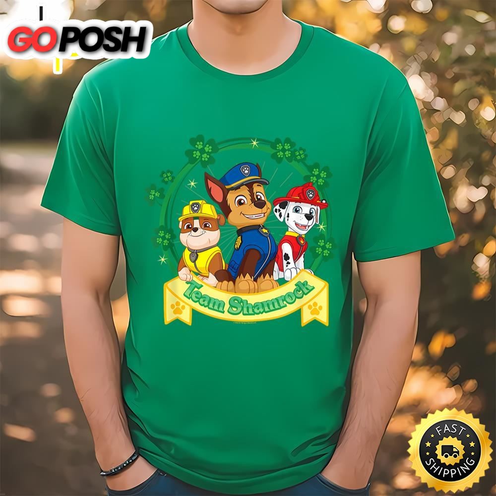 PAW Patrol St. Patricks Day Team Shamrock T-Shirt