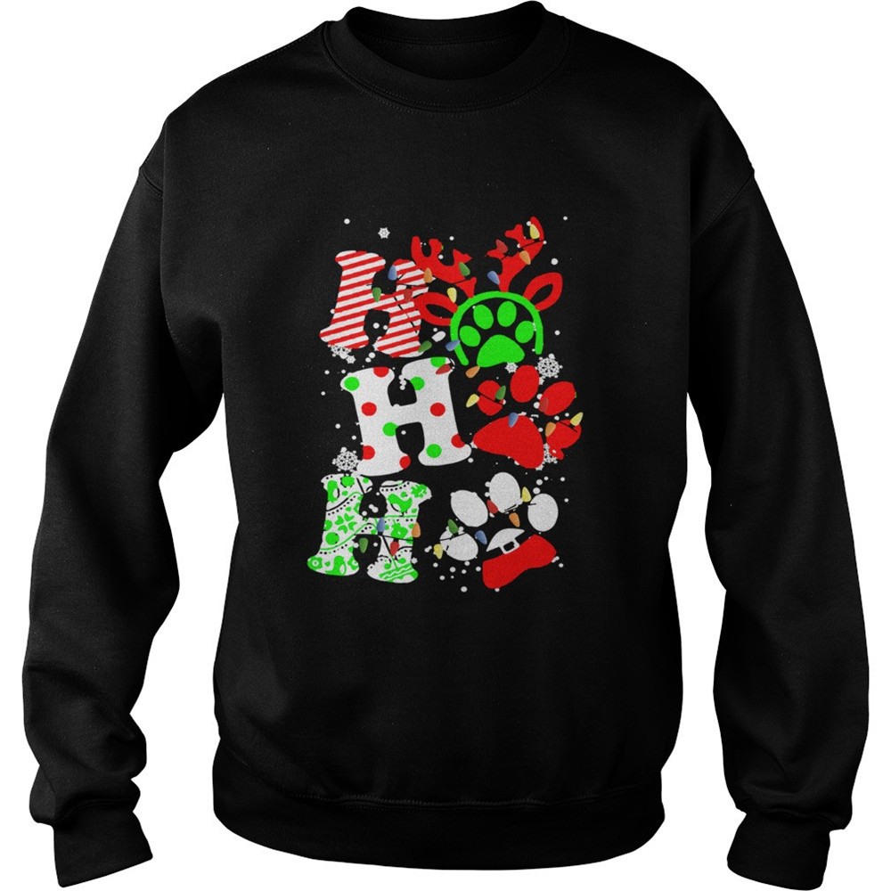 Paws Ho Ho Ho Christmas shirt