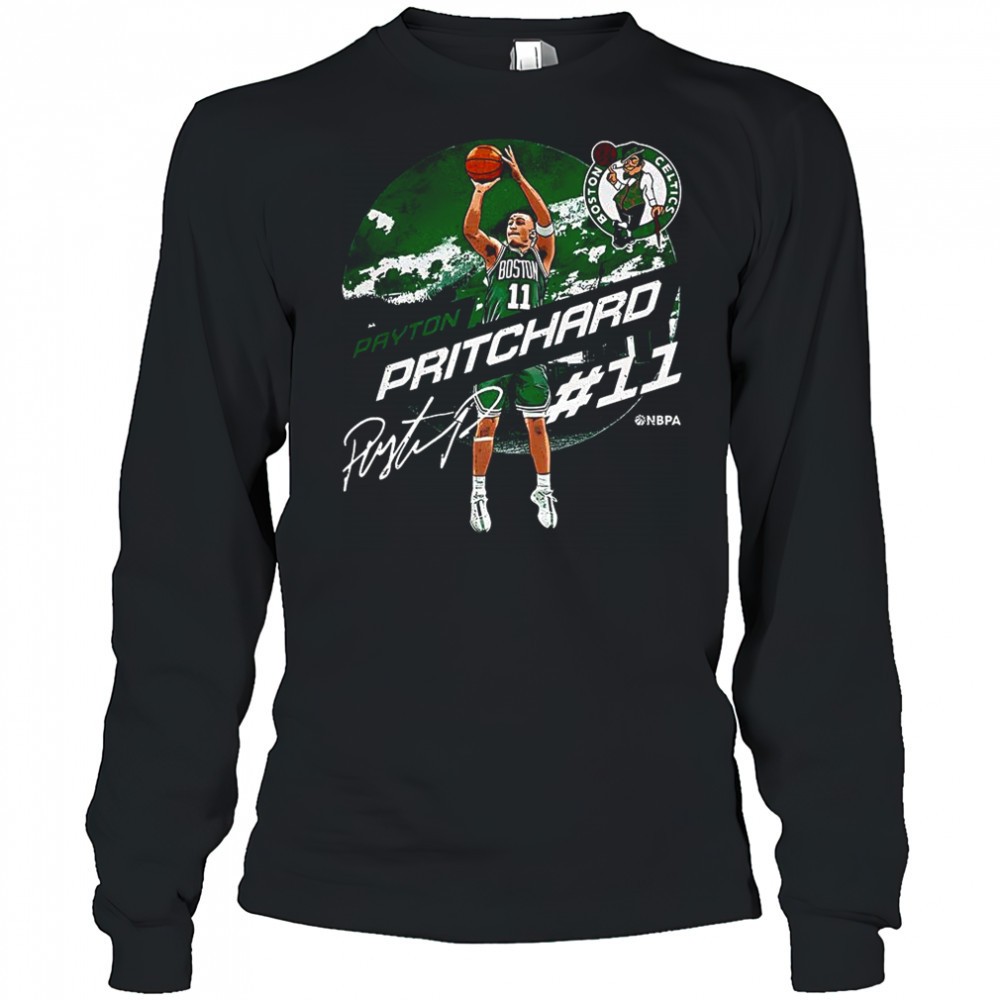payton-pritchard-boston-celtics-nba-2025-emblem-number-11-signature-shirt-qo7url74 Payton Pritchard Boston Celtics NBA 2025 Emblem number 11 signature shirt