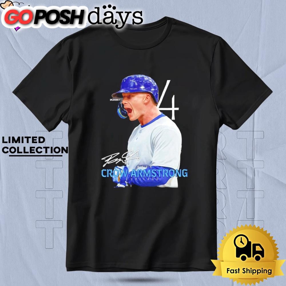 Pca Pete Crow Armstrong Chicago Cubs Signature T Shirt