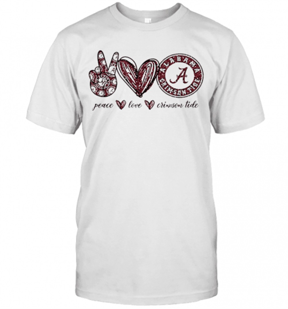 peace-love-alabama-crimson-tide-logo-t-shirt-lse5yimf Peace Love Alabama Crimson Tide Logo T-Shirt