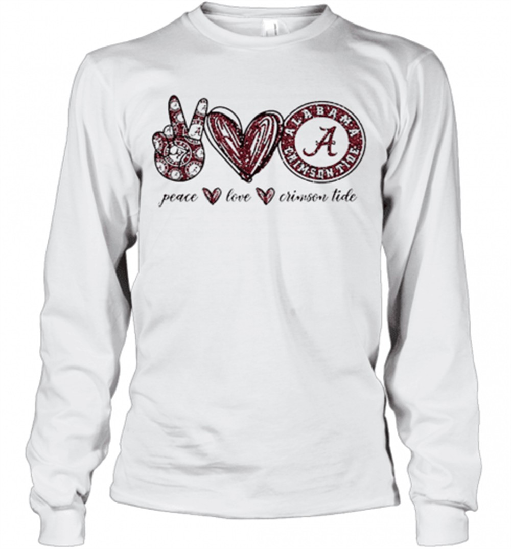 peace-love-alabama-crimson-tide-logo-t-shirt-lse5yimf Peace Love Alabama Crimson Tide Logo T-Shirt