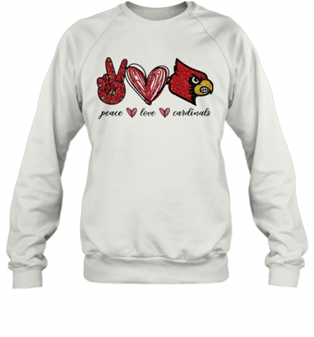 peace-love-cardinals-t-shirt-bqnule0o Peace Love Cardinals T-Shirt