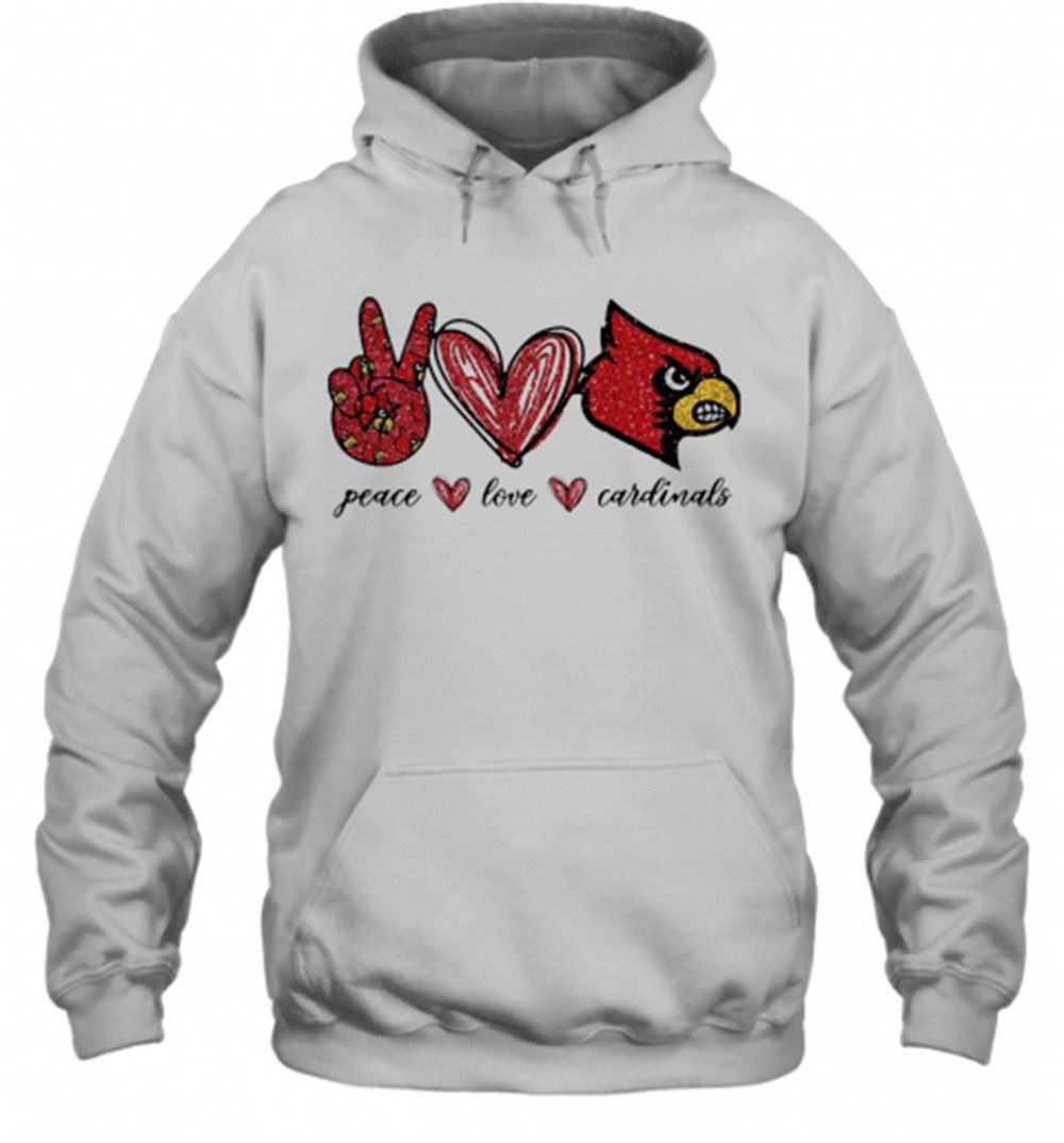 Peace Love Cardinals T-Shirt