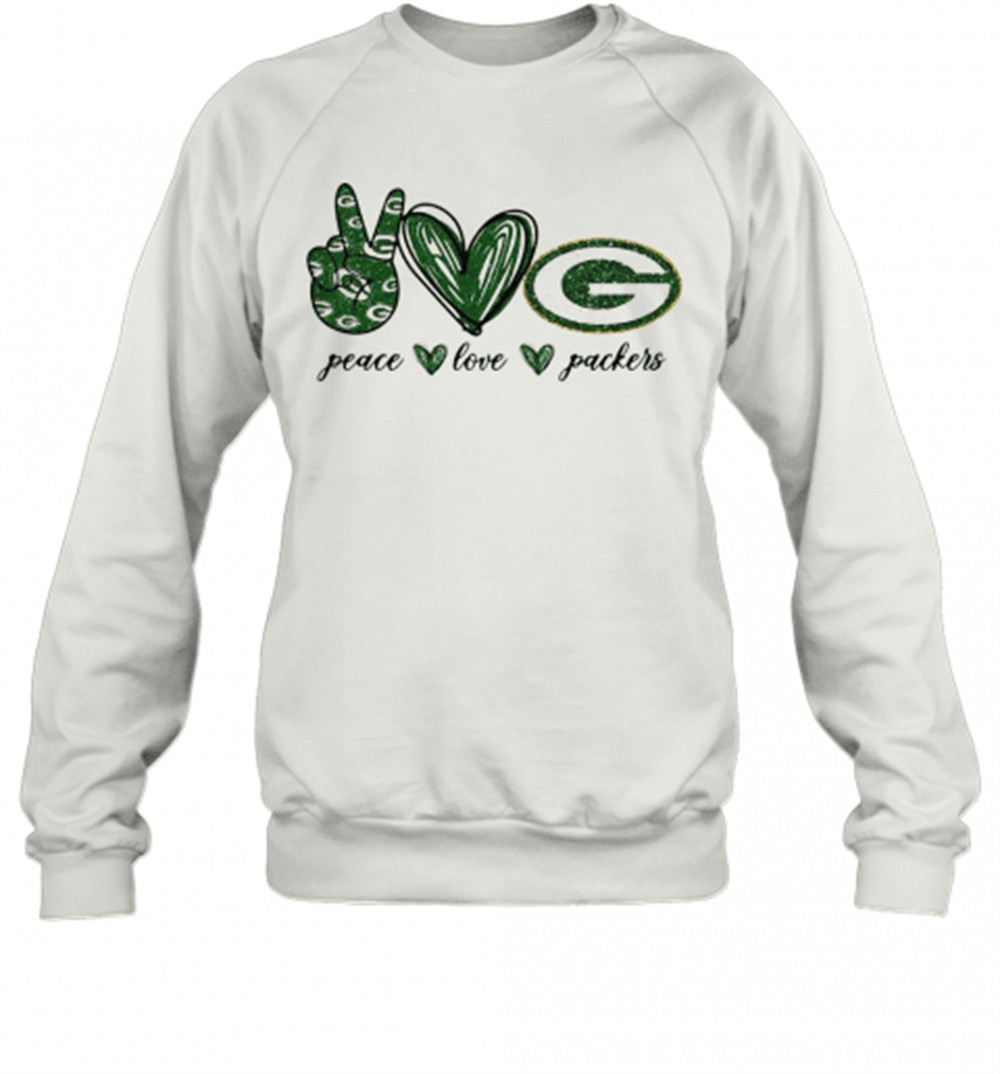 peace-love-green-bay-packers-logo-t-shirt-26mg77f8 Peace Love Green Bay Packers Logo T-Shirt