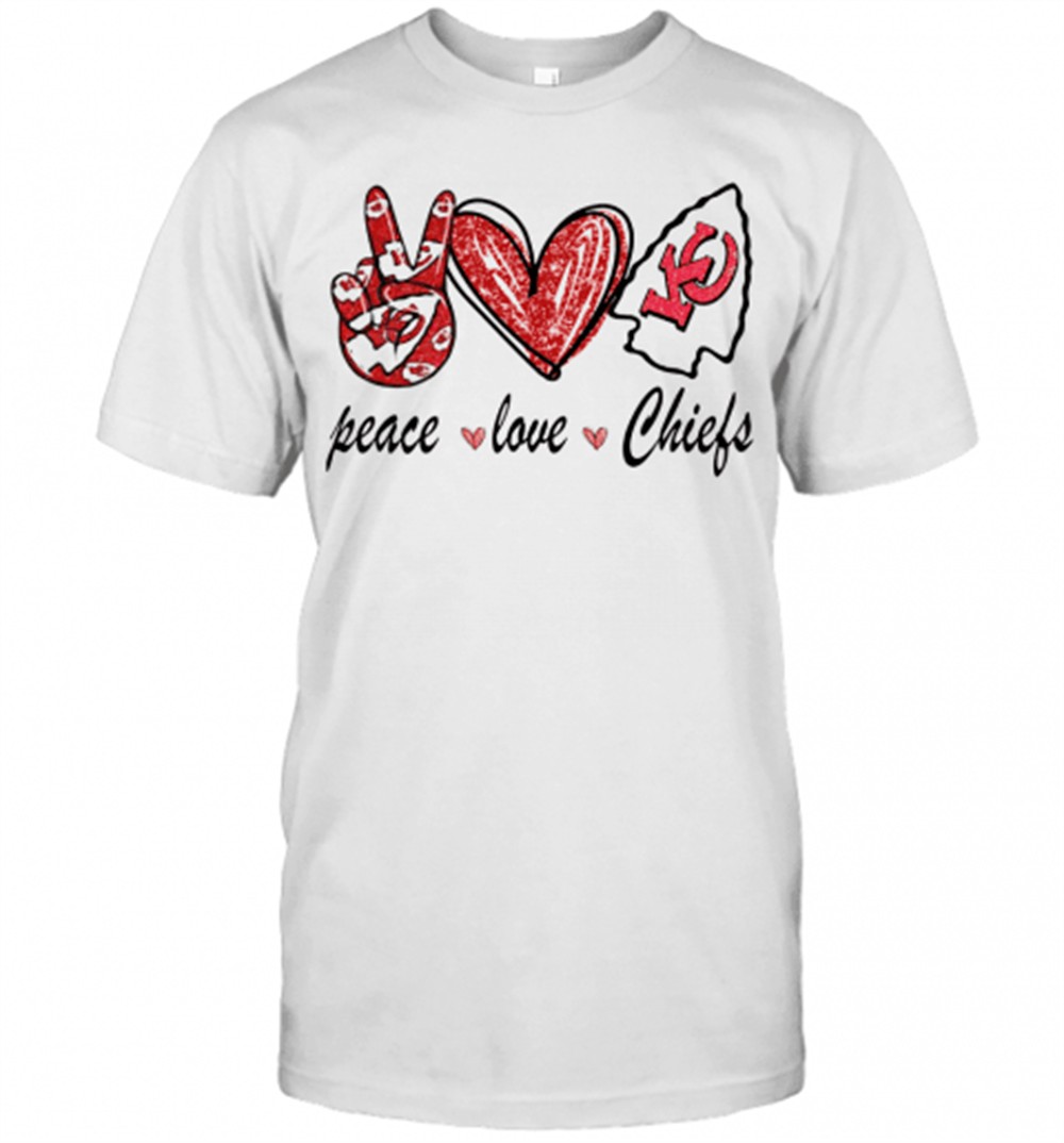 Peace Love Kansas City Chiefs T-Shirt