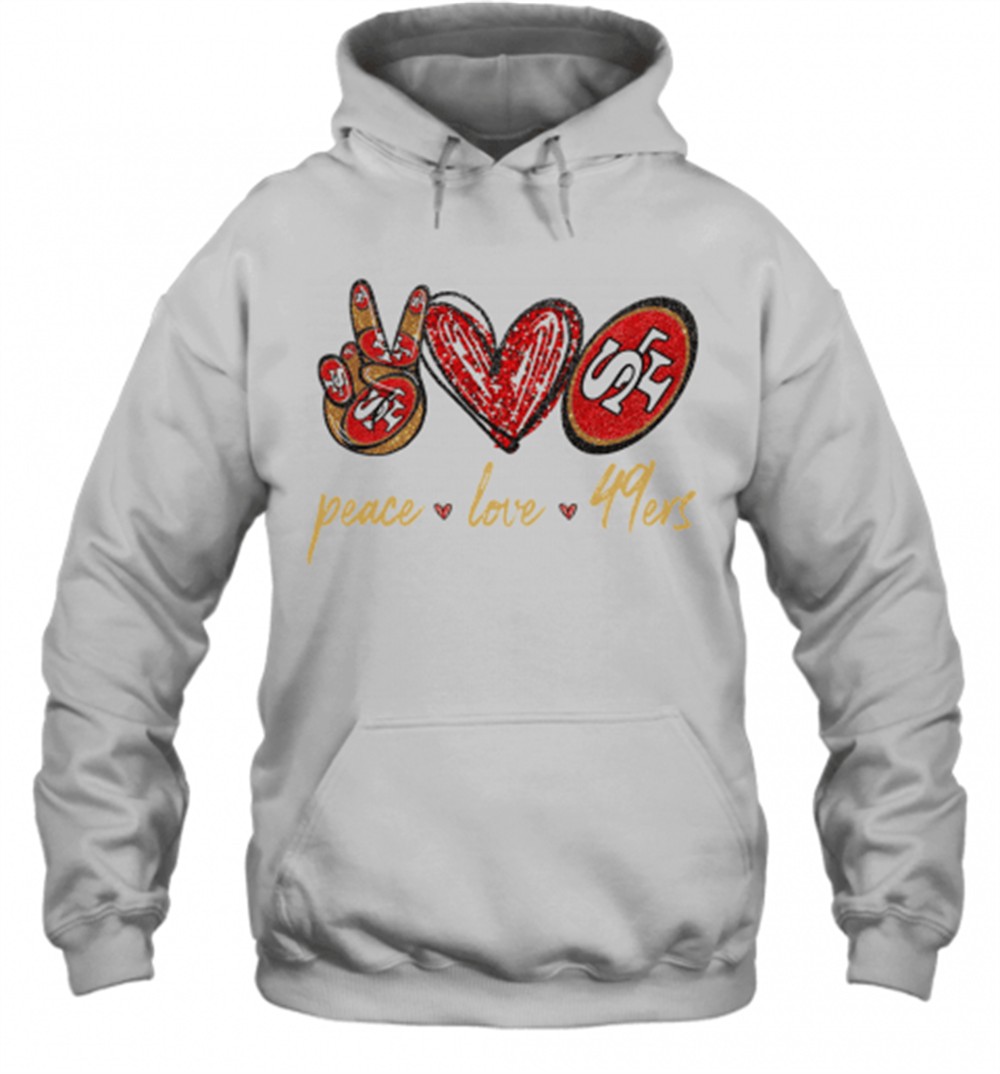 Peace Love San Francisco 49Ers T-Shirt