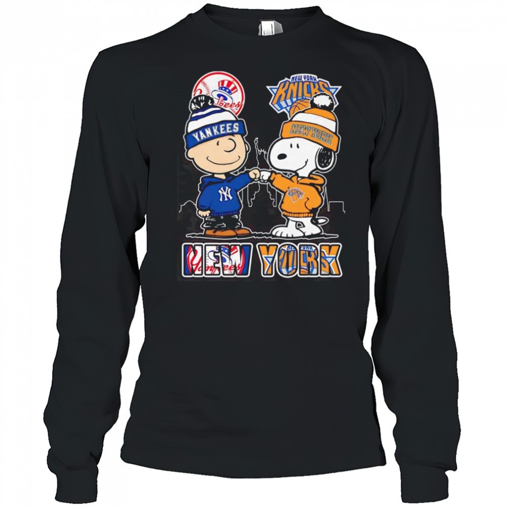 peanuts-charlie-brown-and-snoopy-new-york-sports-shirt-qeqx9l5d Peanuts Charlie Brown and Snoopy New York sports shirt