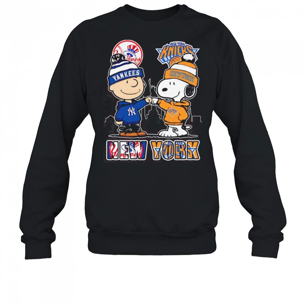 peanuts-charlie-brown-and-snoopy-new-york-sports-shirt-qeqx9l5d Peanuts Charlie Brown and Snoopy New York sports shirt