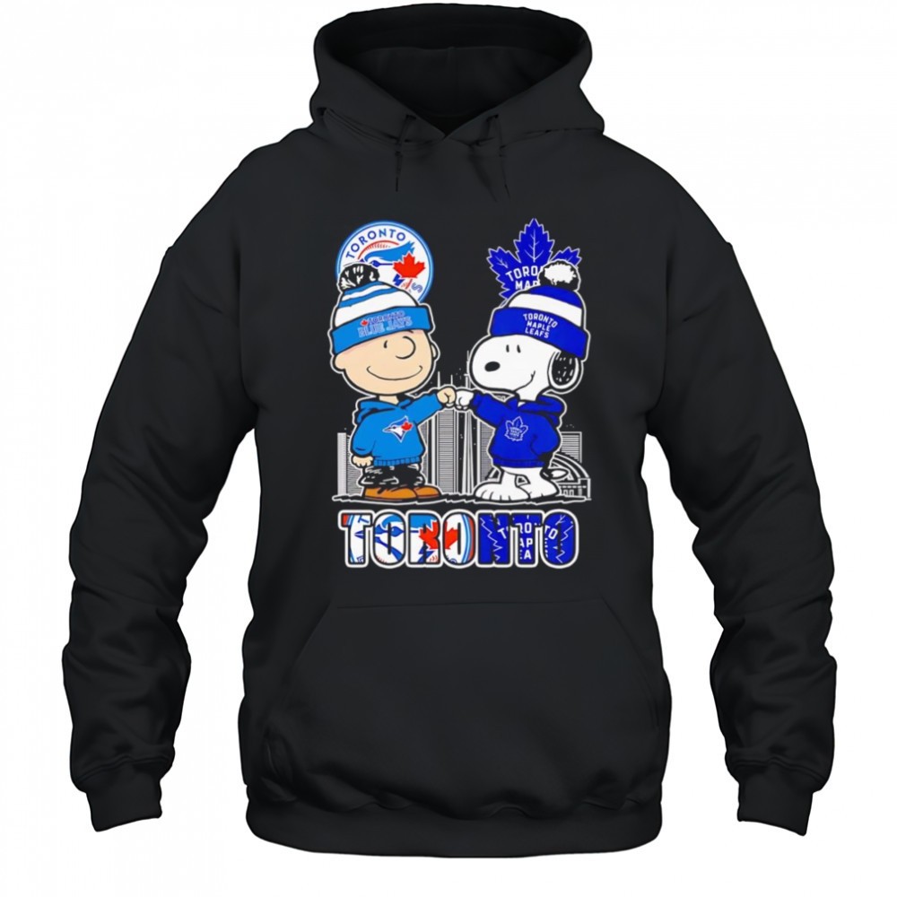 Peanuts Charlie Brown and Snoopy Toronto sports shirt